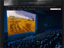 Tablet Screenshot of clavin-photo.com